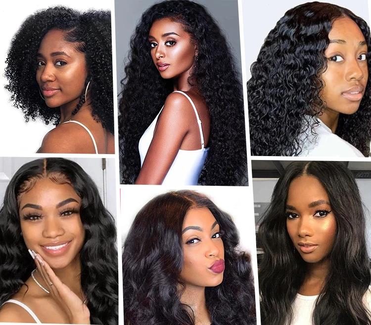 双拔烧烧直发巴西处女式头发自然色扭结直发 - buy straight hair