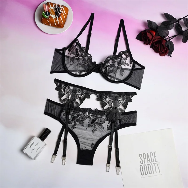 Space Odyssey Black – Cream Lingerie