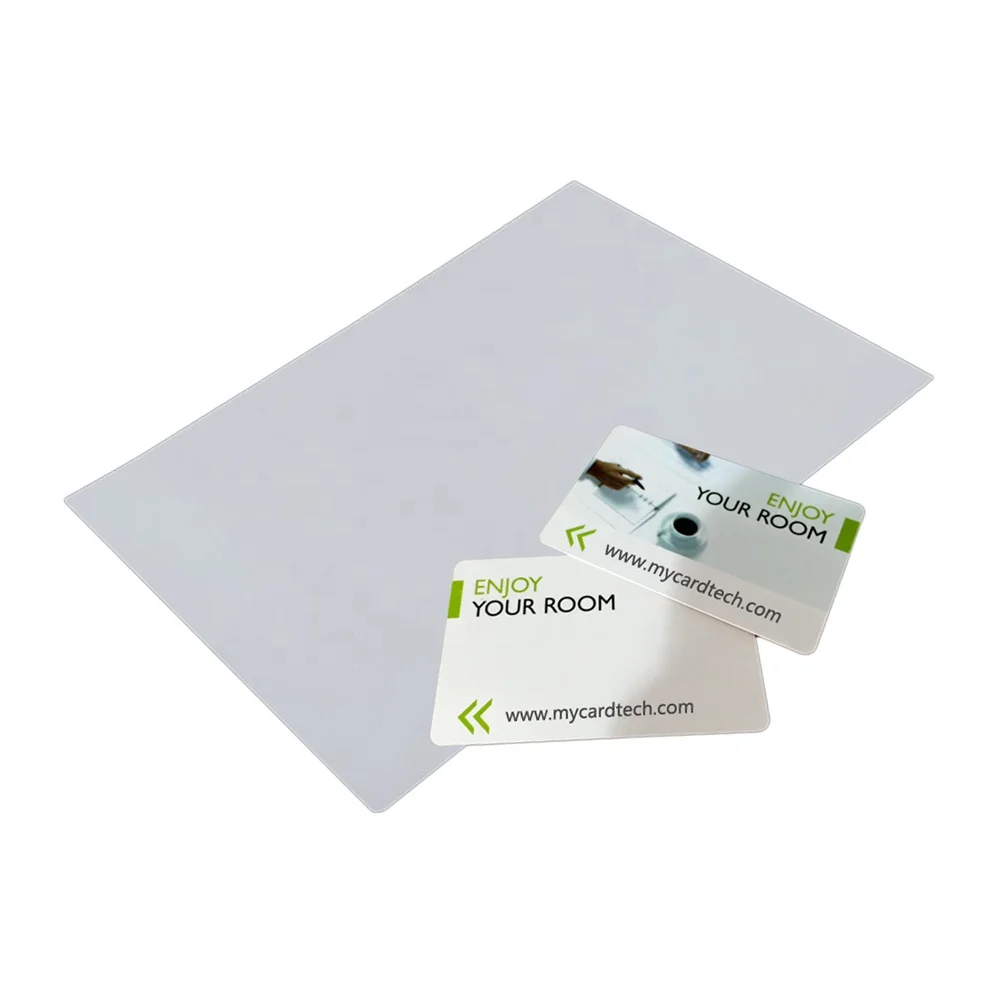 A4 Inkjet PVC Fusing Sheet for ID Card Fusing Machine