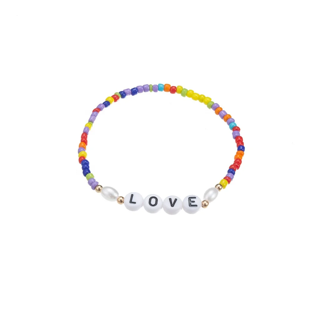 Go2Boho Bracciale con perline color oro Braccialetti con perle vere arcobaleno per donna Estate Miyuki Tila Accessori impilabili per gioielli  36