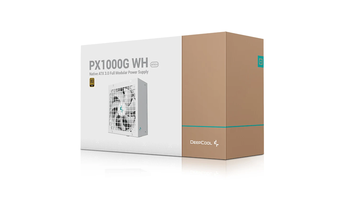 DEEPCOOL PX1000G/PX1200G WH 80PLUS GOLD 1000W/1200W ATX電源ユニット
