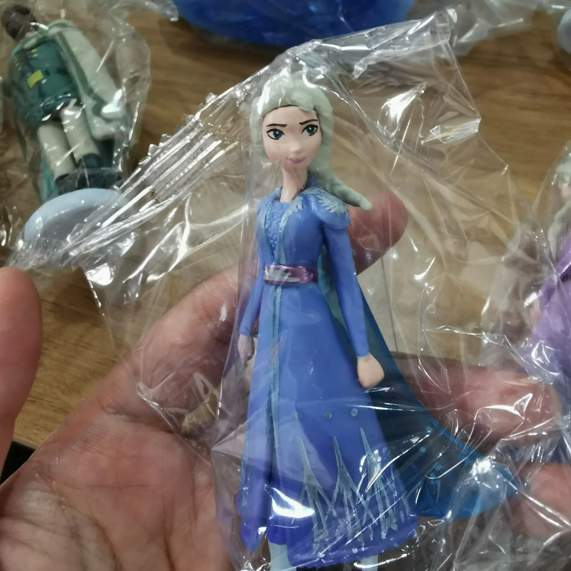 10pcs Set Elsa Anna Frozen Princess Olaf Pvc Action Figure Model Toy