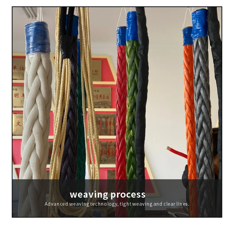 3 4 8 12 Strand Braided Nylon PP Marine Ropes - Durable & Colorful