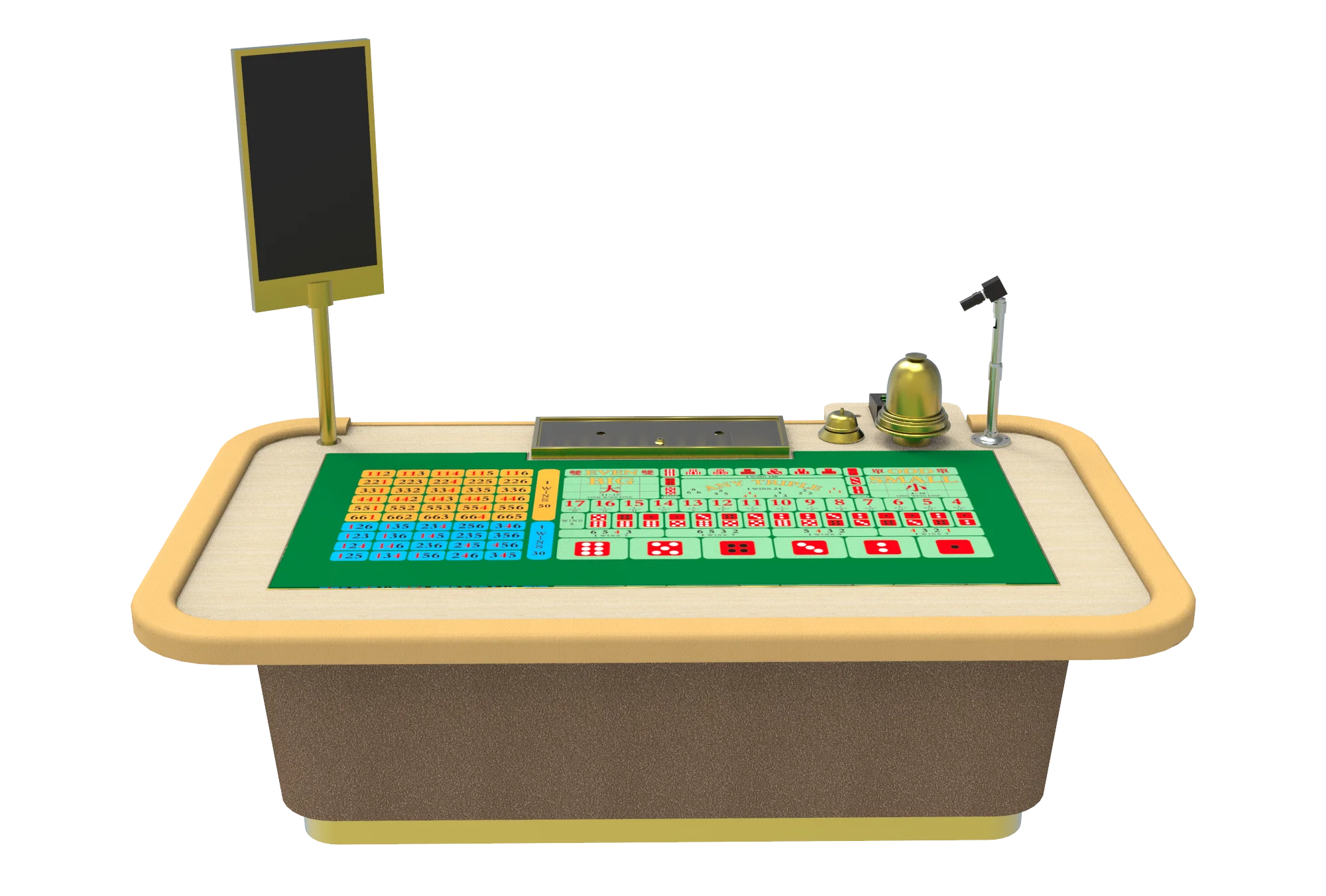 Новый высококачественный автоматический большой небольшой покерный стол Sic Bo для казино распродажа