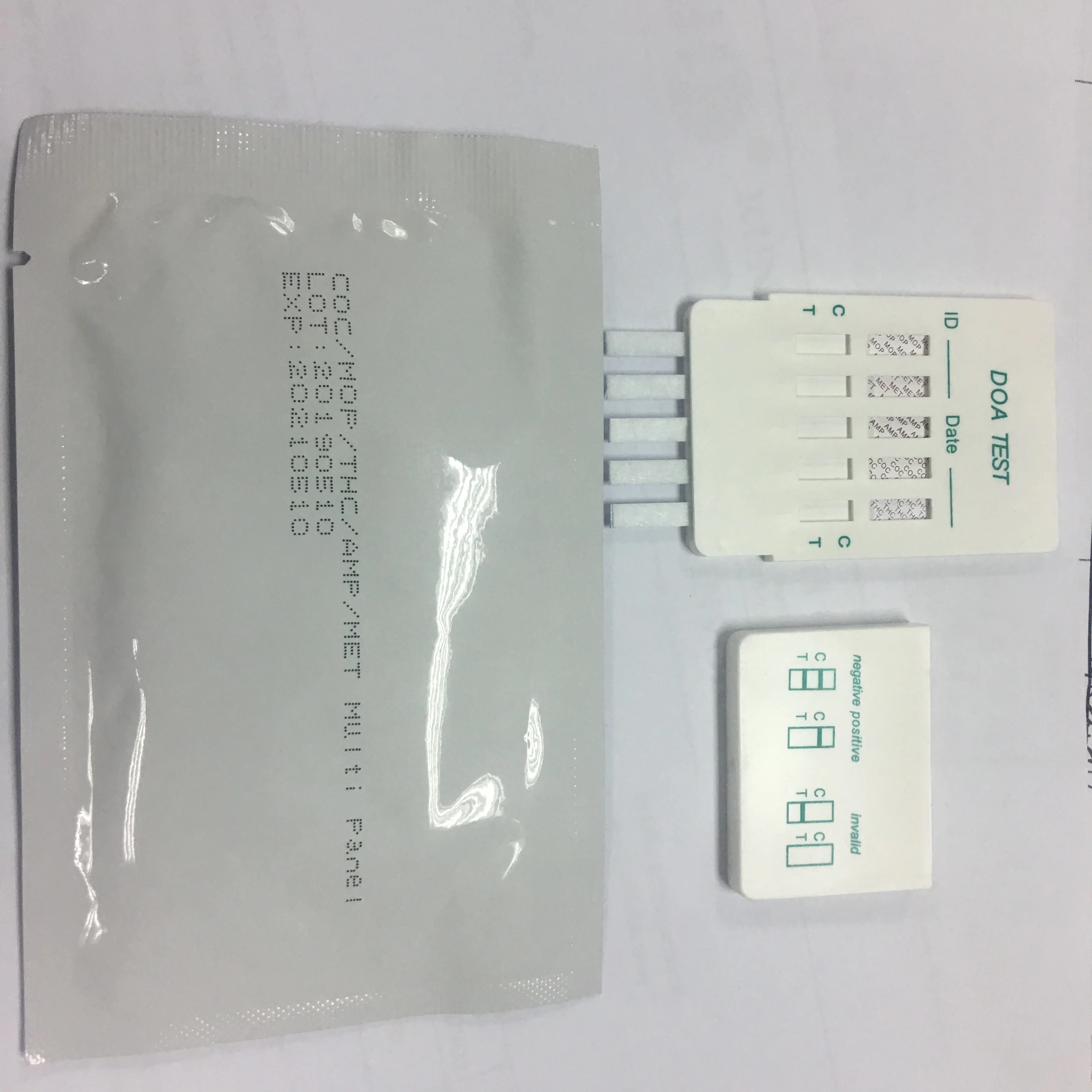 CE Marked DOA Test 5 in 1 test Dipcard Urine