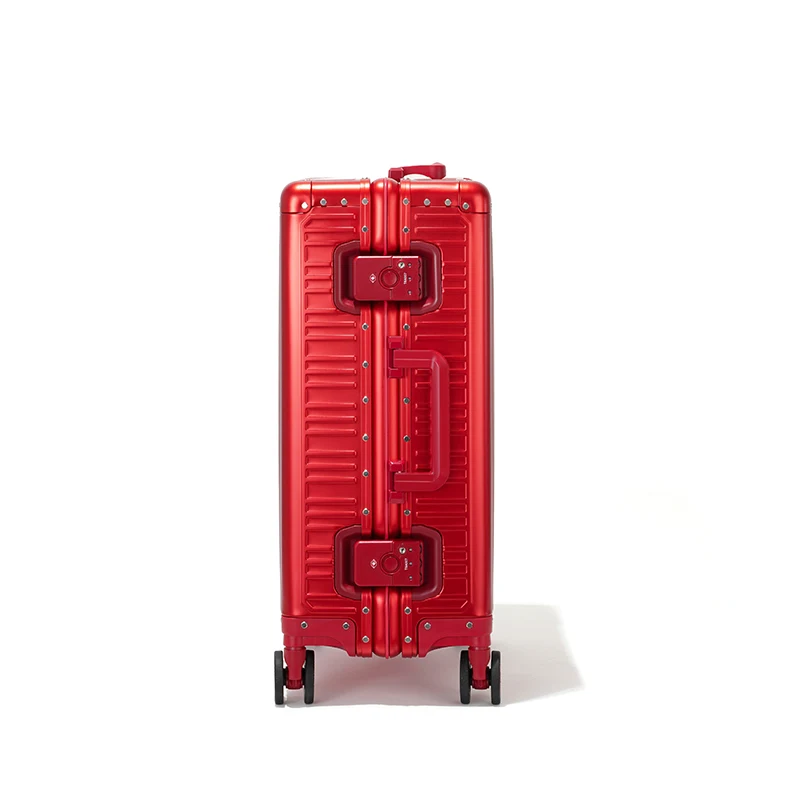 Wholesale aluminum luggage with full aluminum shell  20"24inch Travel Suitcases Luggage Case With BOM/One-stop Service