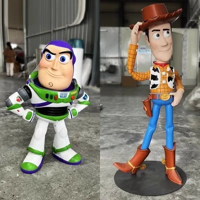 Sheriff Woody And Buzz Toy Story Woody Y Buzz Lightyear Fiberglass