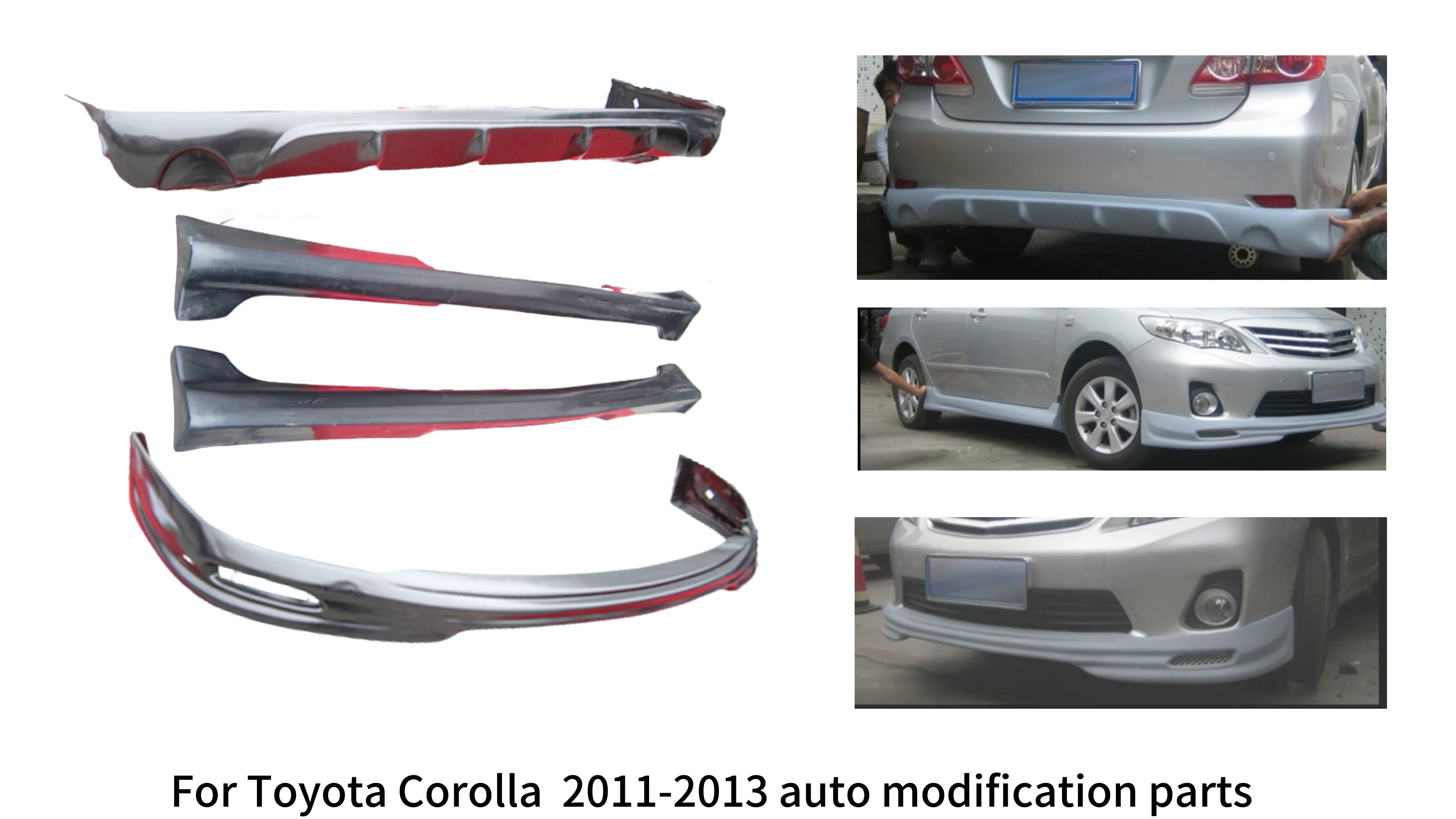 Wide Body Kit For Toyota Corolla 2010,The Pp Auto Body Systems Includes