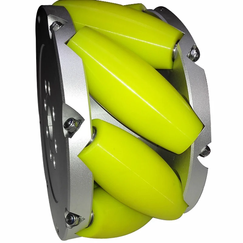 Omnidirectional Mecanum Wheel for AGV Polyurethane (PU) Material Custom Cutting Service details