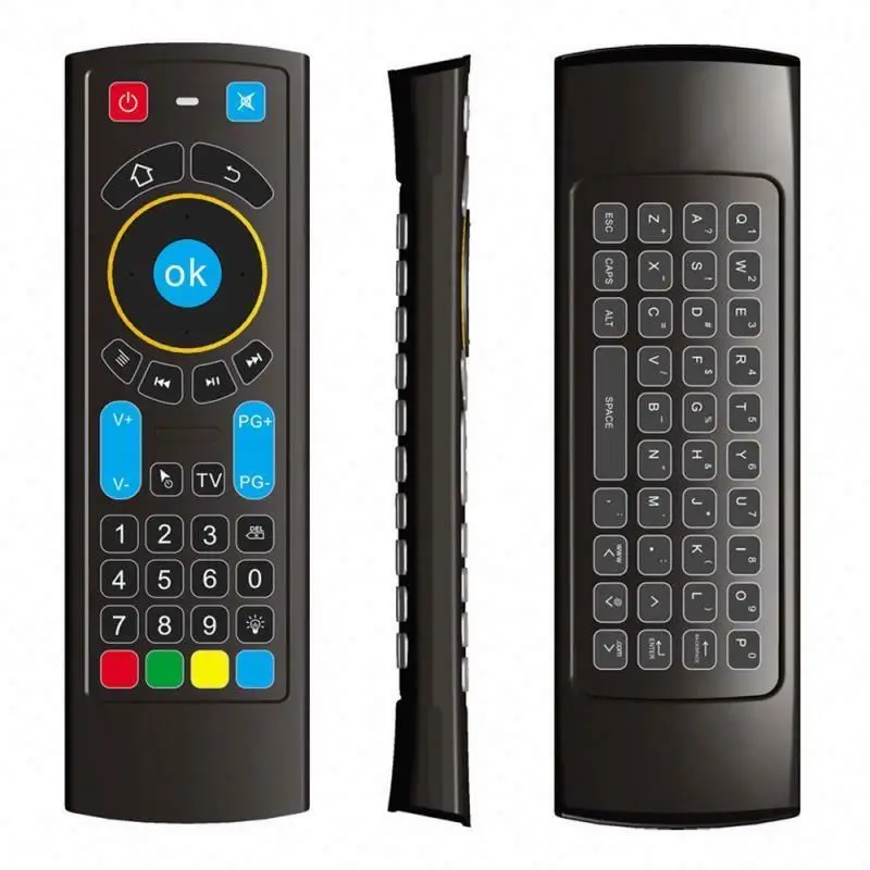 New Type  CR3  6-Axis Long Distance Programmable 2.4G RF BT Smart Tv Universal Keyboard Mouse Remote Control