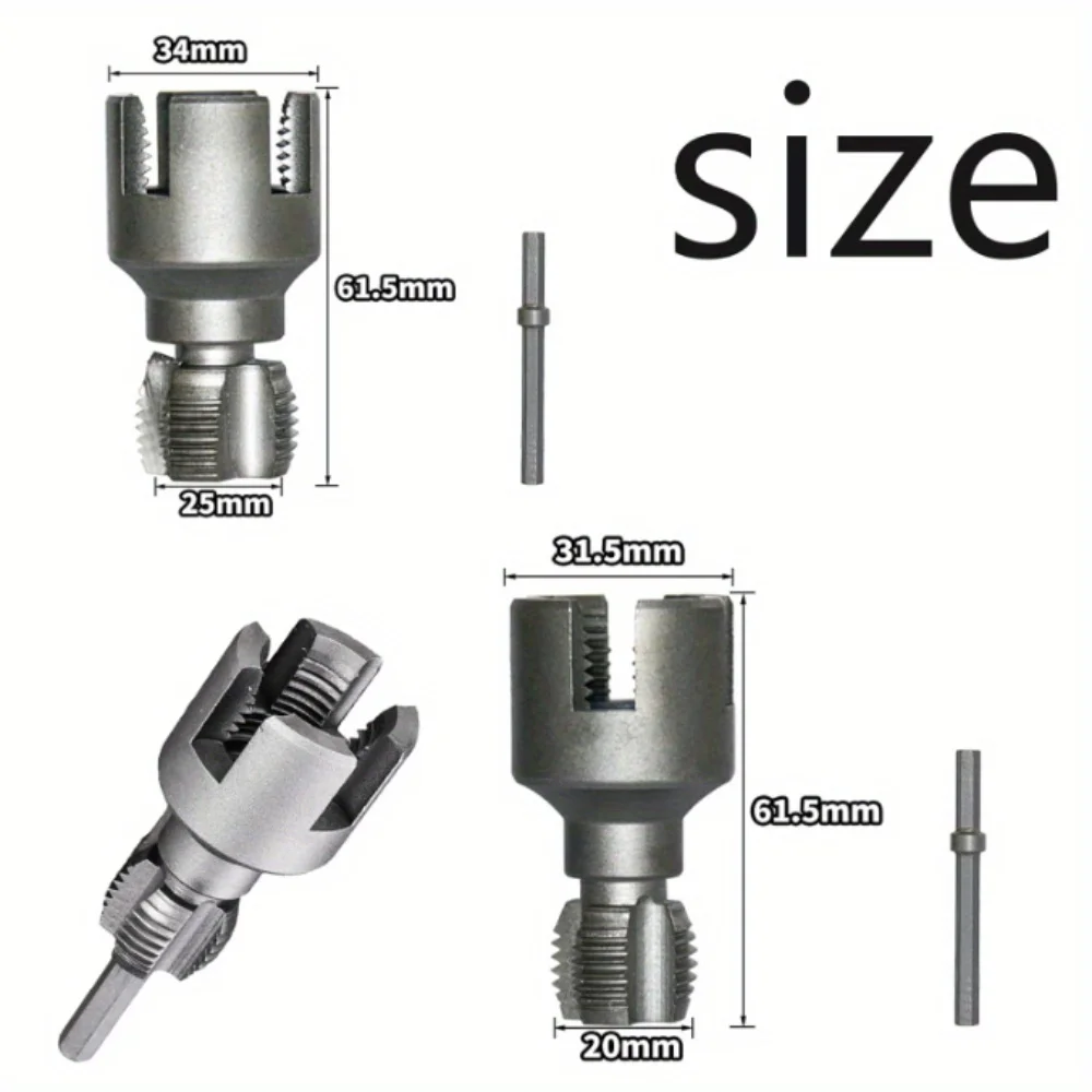 Industrial Grade PPR Thread Tapping Tool para Abertura Externa Interna Integrada OEM ODM personalizado para Tubo De Distribuição De Água