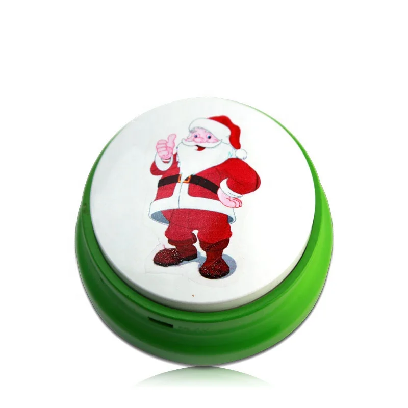 Factory Mini Answer Buzzers Custom Sound Button for Gift Happy Birthday Christmas Gift Music Box Funny Easy Talking Button