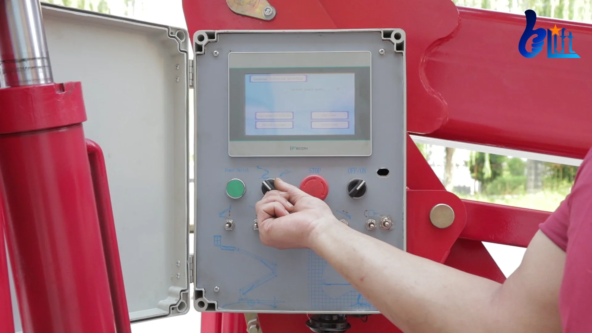 Lifting Air Conditioner Boom Lift Telescopic Lifts For Air Condition