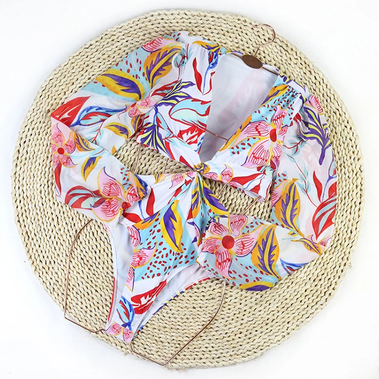 Bathing Suits For Women 2023 Hot Selling Cutout Floral Bandage Swimwear