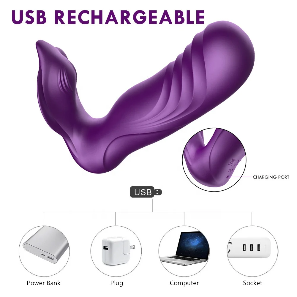 Latest Sex Toys Vibrating Panties with Remote Control for Women g Spot Vibrating Strap on Dildo Panty Vibrator