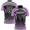 Stars and Grid-light Purple and Black