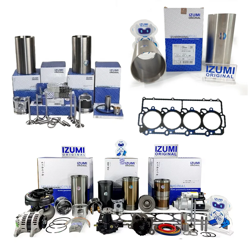 IZUMI ORIGINAL CAT 3204 3208 Diesel Engine Parts Overhaul Rebuild Repair Liner Kit FOR CATERPILLAR