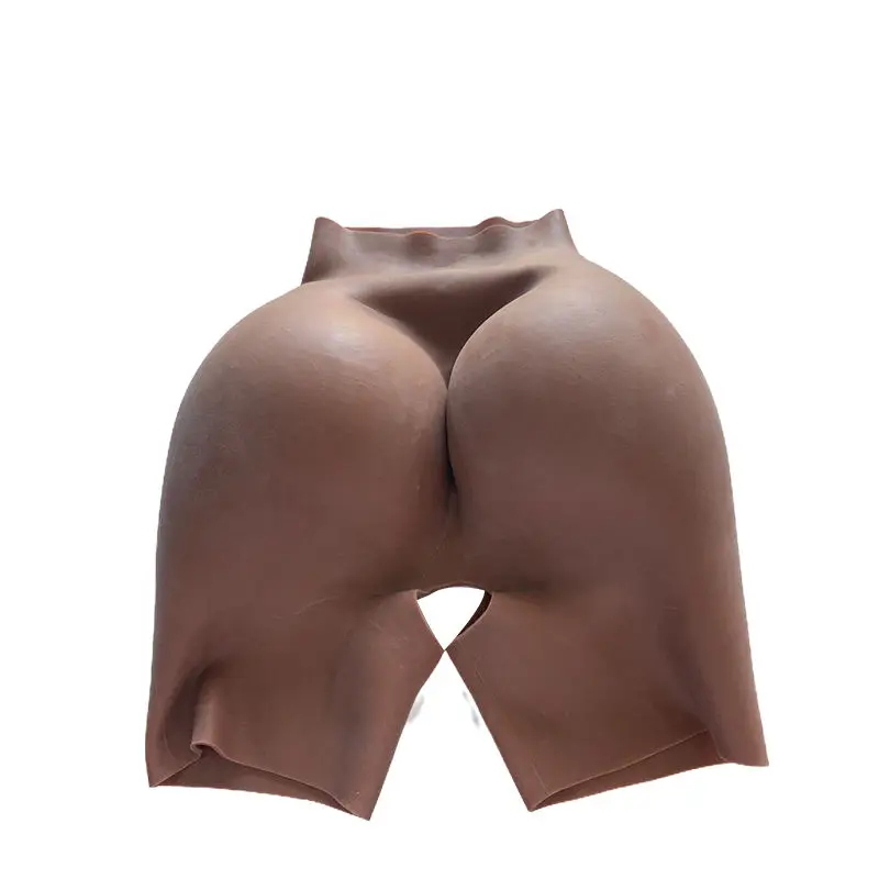 Xxl Size Plus Size Artificial Realistic Silicone 4cm Hips Bum Panty  Push up Panties Soft Bum Shapewear for African Woman