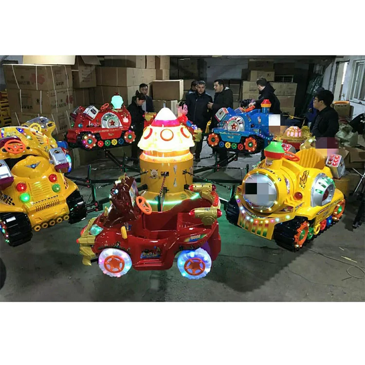 Outdoor Amusement Park Kids Merry Go Round Amusement Rides Electric Baby Ride on Mini Carousel for Sale
