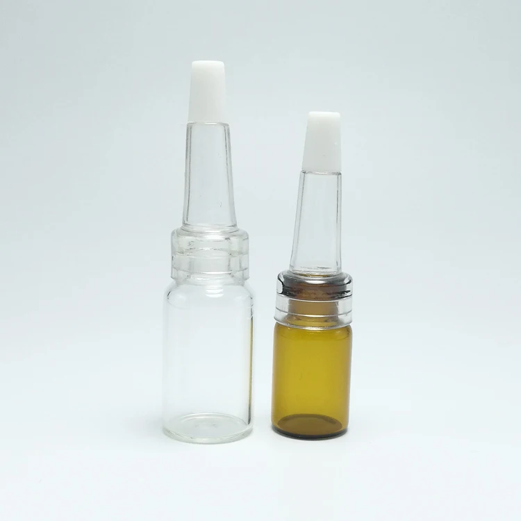 5ml 10ml 15ml Penicillin Glass Vial Bottle for Medicine Pharmaceutical Use with Soft PVC Dropper