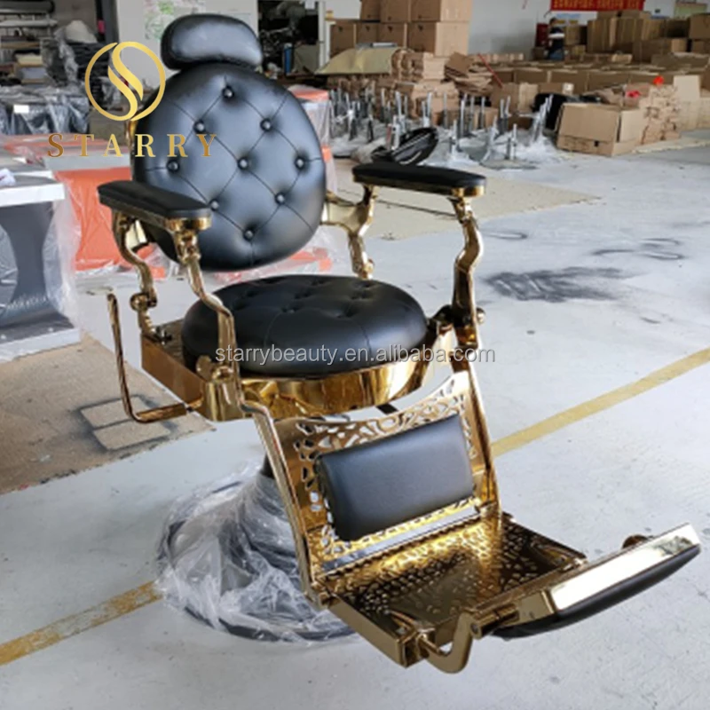 Hairdressing Equipment Antique Vintage European Barber Chair Classic Old  Style Barber Chair