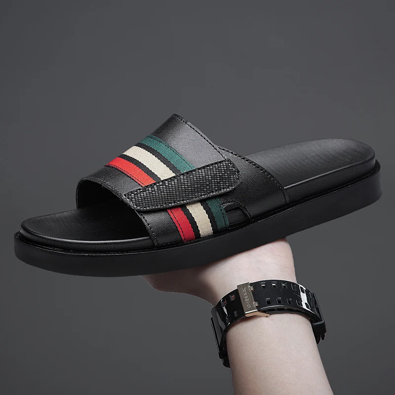 Amazon Men's Gucci Sliders Luxury Casual Slippers For Men