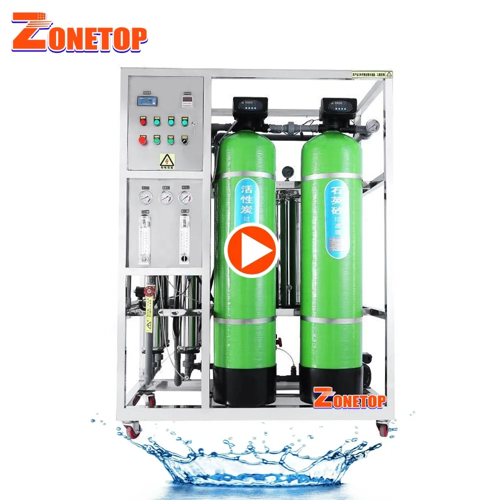 500L/Hour 1T 2 Ton 2000LPH 3000LPH Brackish Water Ro System Treatment Plant