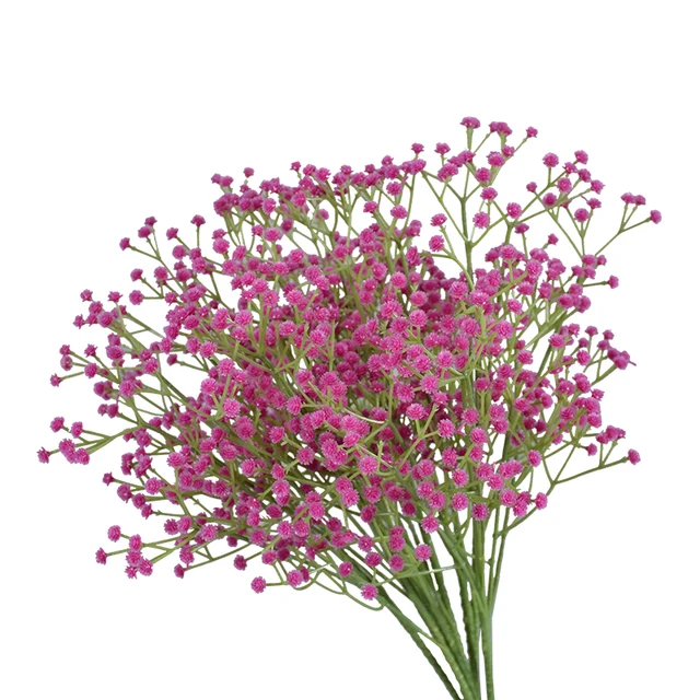 Best Selling Artificial Flower The stars Plastic Baby breath Real Touch Gypsophila For Home Office Wedding Outdoor Decor