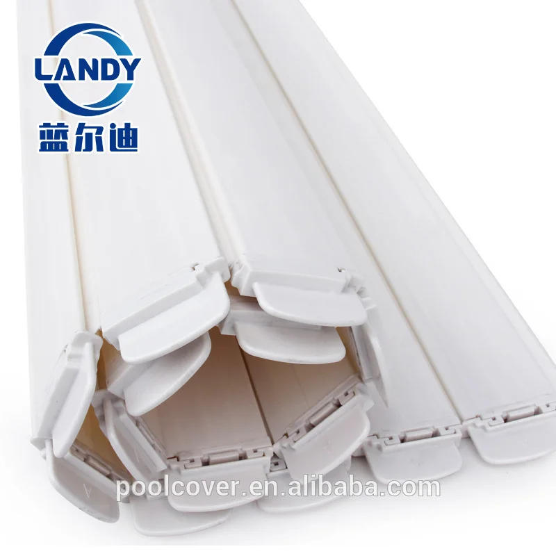 Landy PC Electric Automatic Swimming Pool Cover Retractable Algae Resistant Durable Pool Covers for Inground Pool