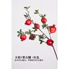 Large-branched seven-fruited pomegranate, red