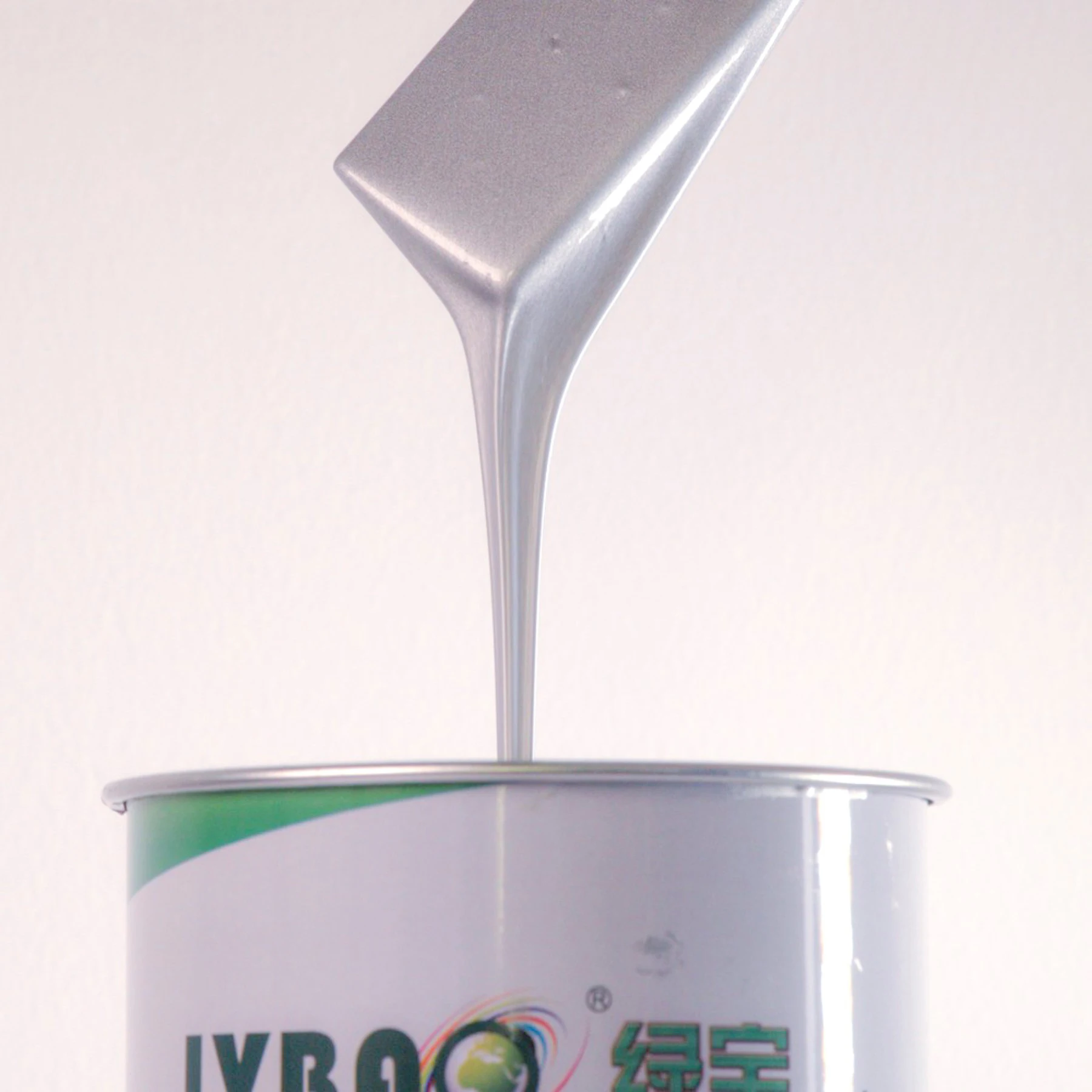 Eco Friendly Water Based Ink Metallic Silver Paste for Screen Printing Strong Metal Sense Ink