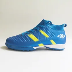 Weshine Классическая Детская спортивная футбольная обувь с высокой лодыжкой на резиновой подошве для тренировок в помещении