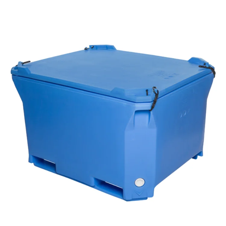 Custom Insulated Fish Bin Ice Cooler Box For Fish Storage Box With Lids
