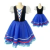 Robe de ballet romantique bleu roi