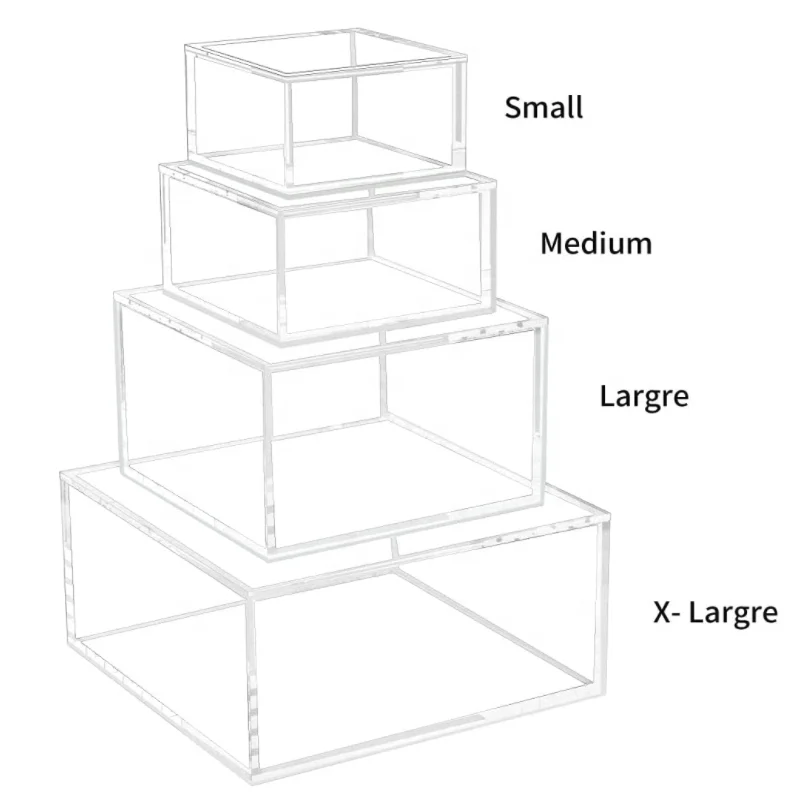 Clear Acrylic Square Box With Lid Buy Acrylic Square Box,Acrylic Box
