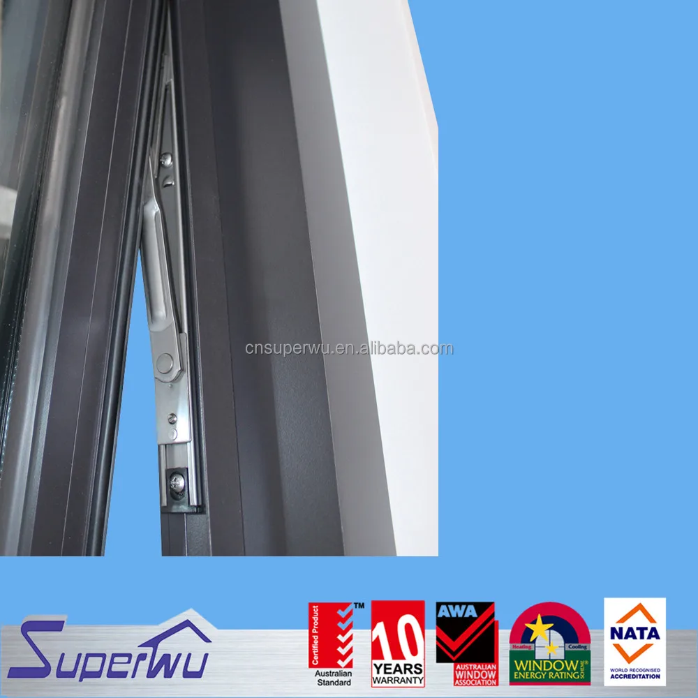 New Style Aluminium awing vertical design latest window grill design
