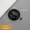 Elegant black (screws included)