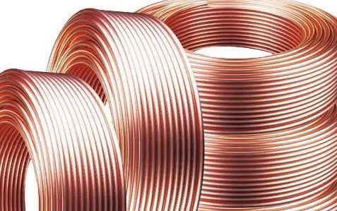 Copper coil tube Flat copper coil tube Air conditioning refrigeration copper coil tube