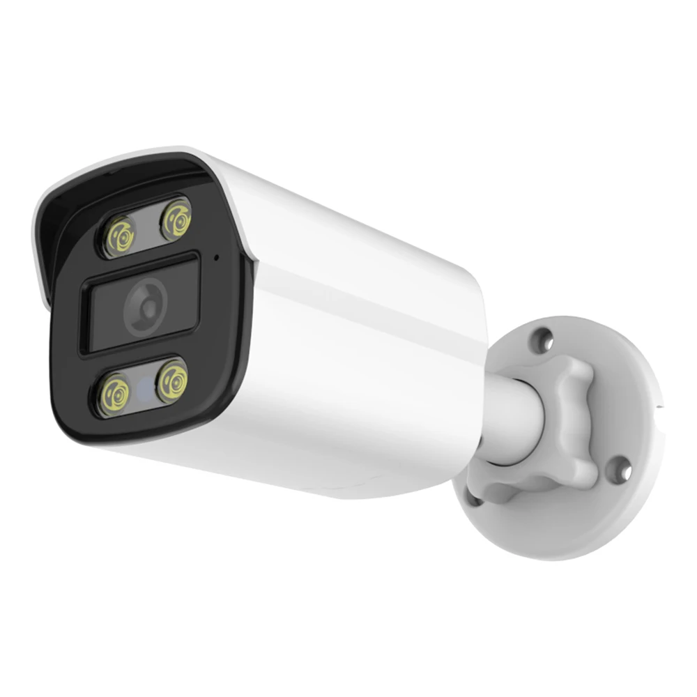 XMeye 8Mp ColorVu PoE CCTV Camera Human Face and Human Shape Detection One  Way Audio Waterproof 8Mp IP Camera 4k Full Color