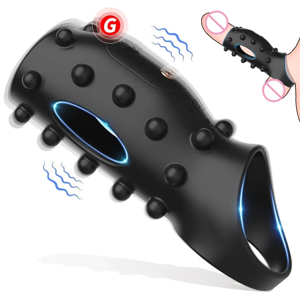 Electric Vibrating Cock Rings - 100% Waterproof & Real Skin Touch