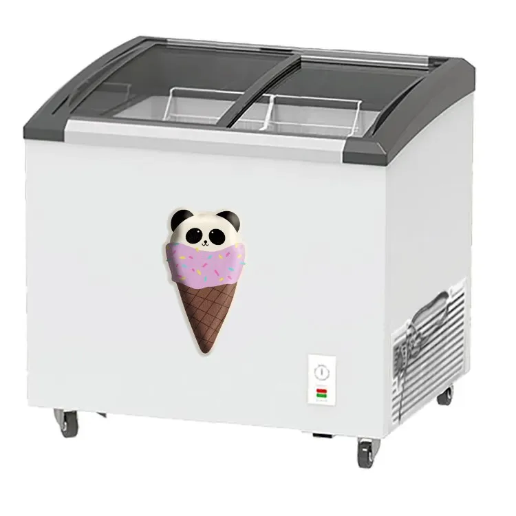 foot ice cream freezer