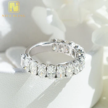 New Arrival Products China Jewelry Wholesale Quality Silver Moissanite Diamonds Engagement Ring Infinity Ring for Women