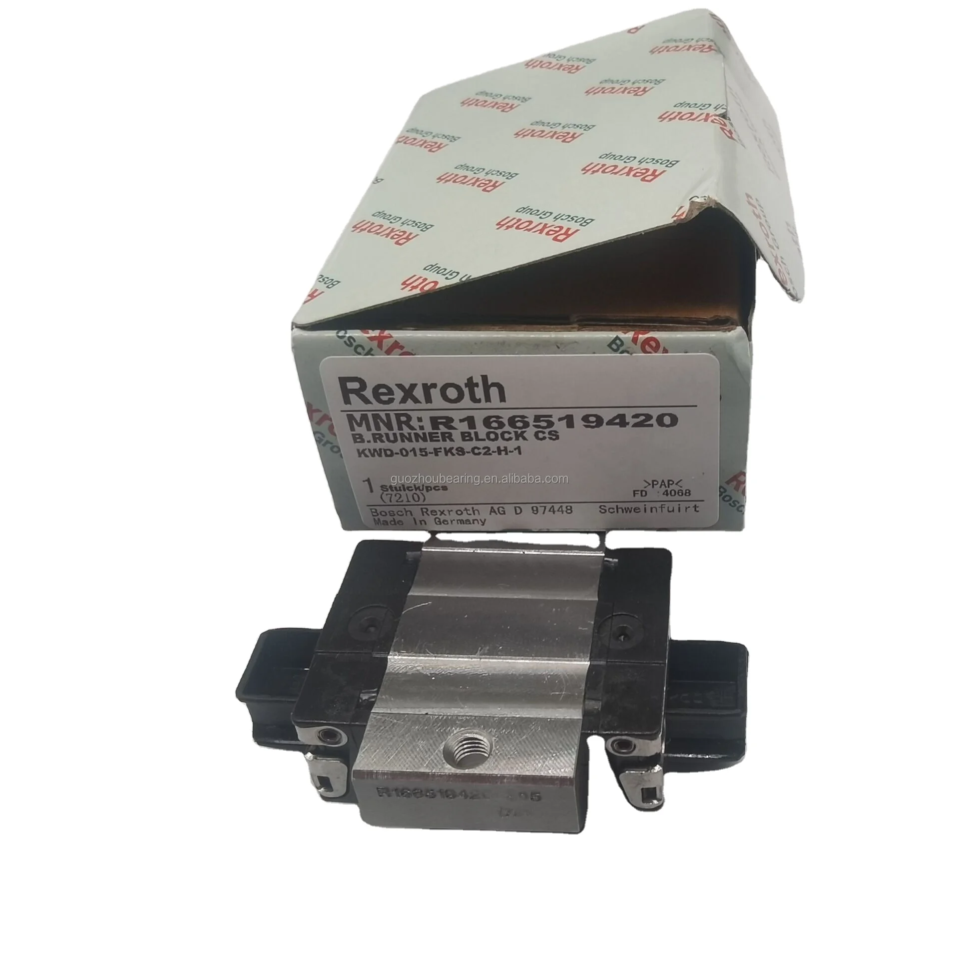 Rexroth Linear Guide Rail Runner Block R166681420 R 166681420