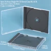 O08B: 10.4 มม. 1-CD Jewel Case สีดำ