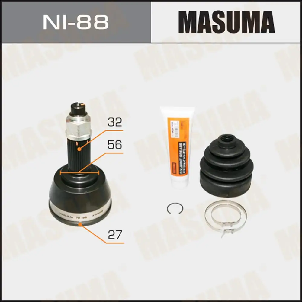 NI-88 MASUMA Auto Inner CV Joints CVJ KE9 2000cc for NISSAN