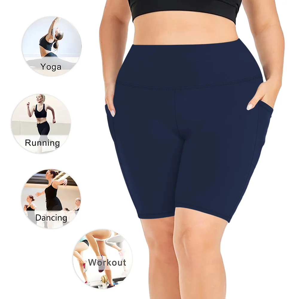 Pocket Plus Size Casual Yoga Pants Fitness Stretchy High Waist Breathable Quick Dry Spor preview