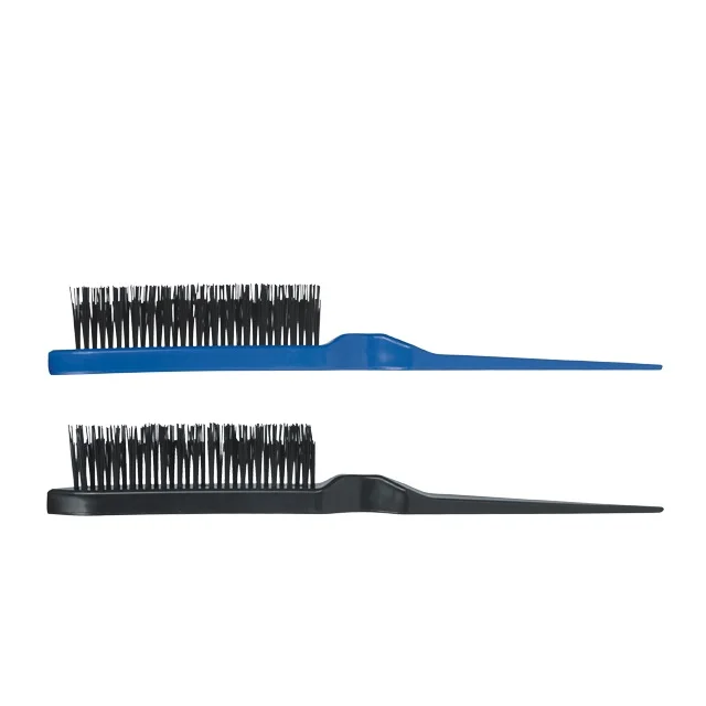 Wholesale Various colors Hair Styling Back Combing Teasing Brush, Nylon Bristles Teasing Hair Brush 