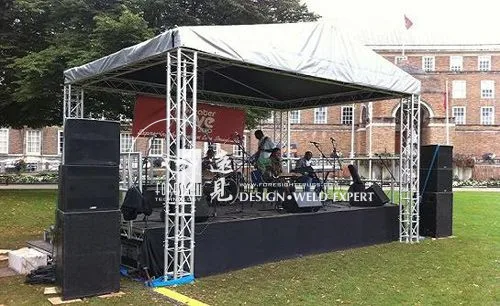 Foresight Structure Building Roof Trusses System Design Stage and Truss Displays for Wedding