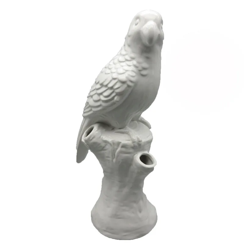 Home Decorative Parrot Shape Ceramic Tea Light Candle Holder