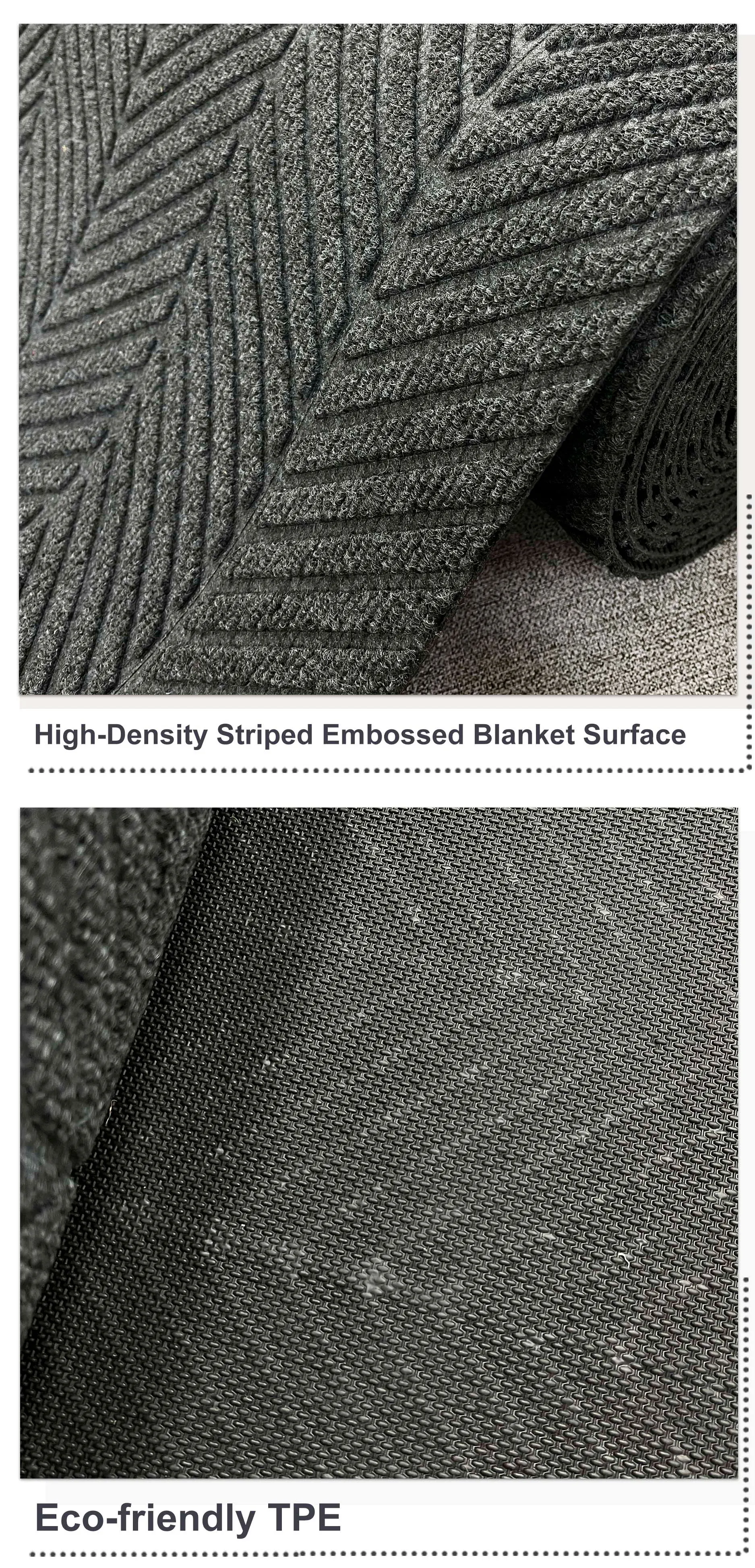 Embossed Mat Restaurant Outdoor Entrance Manufactures Carpet Floor Mat Roll in China(图4)